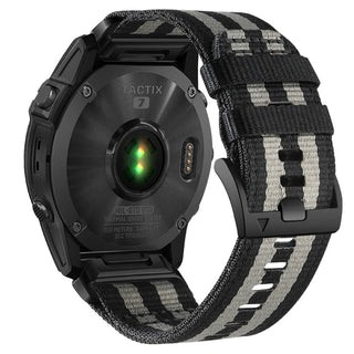 TrailWeave – Nylon Canvas Strap for Garmin QuickFit 20/22/26mm Watches