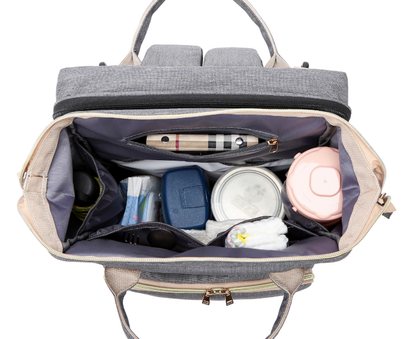 RoamNest – Diaper Backpack with Fold-Out Changing Station