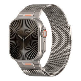MechaMesh – Magnetic Milanese Loop Band for Apple Watch