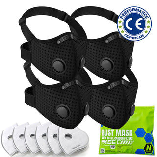 AirShield Pro – BASE CAMP® N Pro Reusable FFP3 Dust Mask Combo Kit