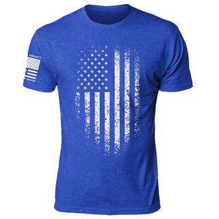FreedomFade – Distressed American Flag T-Shirt