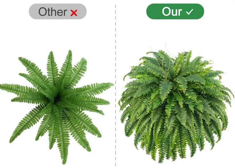 💛GlowFern – 🌿 Glowing Boston Ferns with Lights, Zero Watering, Zero Maintenance