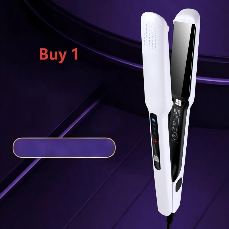 SilkGlide – ✨💇‍♀️ 2-in-1 Hair Straightener and Curler with Negative Ionic Care