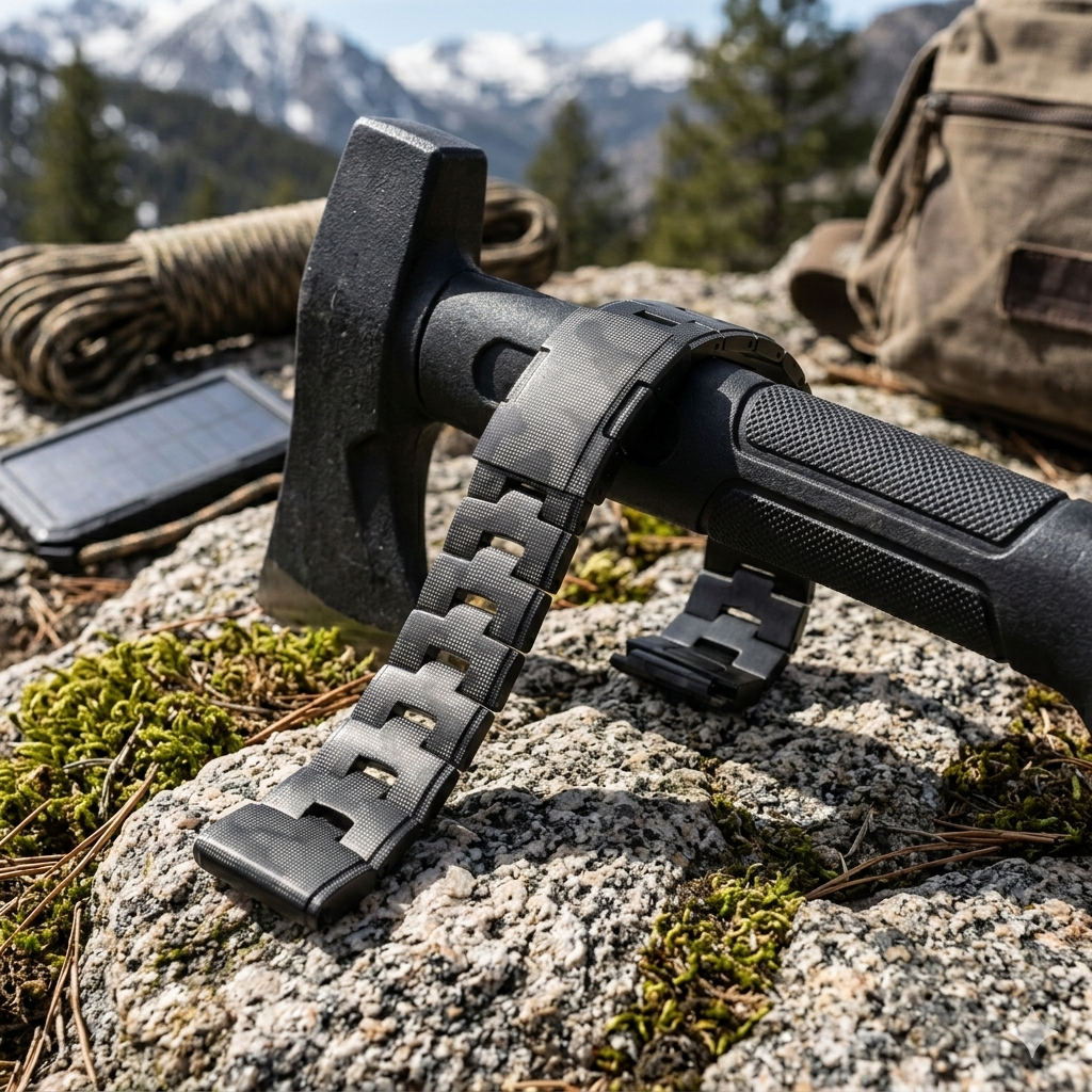 TitanLink – Luxe Titanium Link Band for Garmin QuickFit 22/26mm