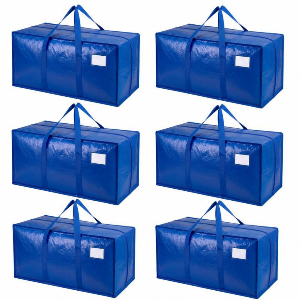 MoveVault – Six Extra-Large Reusable Moving & Storage Bags