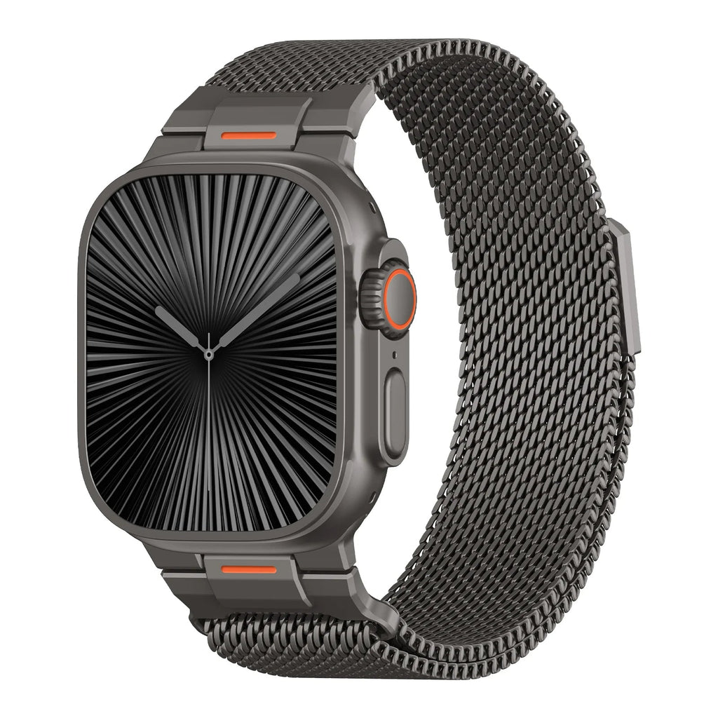MechaMesh – Magnetic Milanese Loop Band for Apple Watch