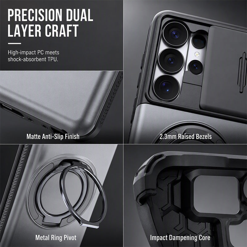 WalletGuard – 2-in-1 Shockproof Phone Case with Hidden Card Holder