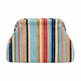 SnapKnit – Snap-Shut Knitted Makeup Bag with Wide Opening