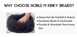 KinkyBlend – Afro Kinky Synthetic Braiding Hair Extensions