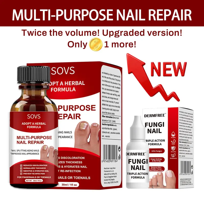 NailRenew – Triple-Action Nail Fungus Treatment for Toenails & Fingernails