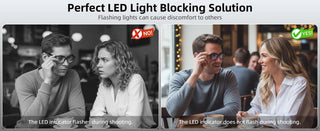 😎 LumaShade – LED Light Blocking Stickers for Smart Glasses