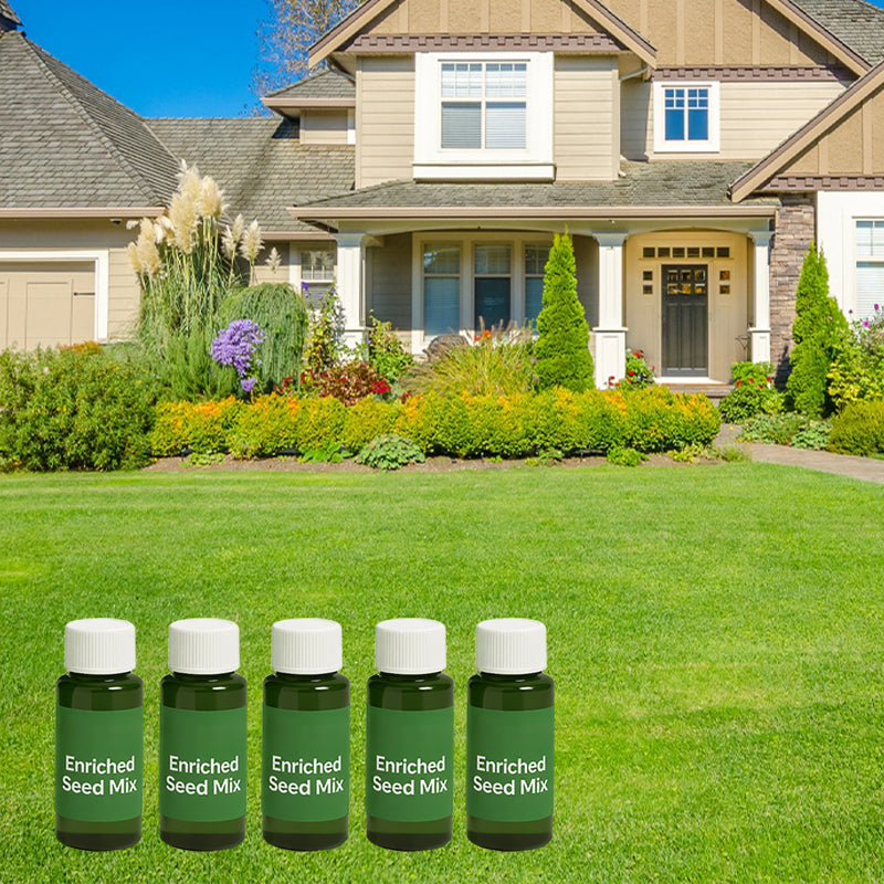 LawnRevive – Spray-On Grass Seed & Fertilizer Kit with Hose-End Sprayer