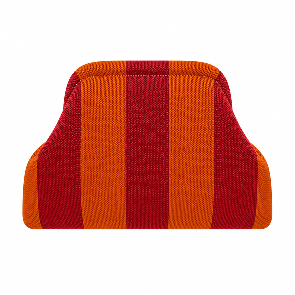 SnapKnit – Snap-Shut Knitted Makeup Bag with Wide Opening