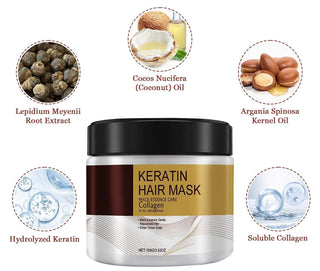 SilkRevive – Herbal Collagen Hair Revival Mask💁‍♀️🧴