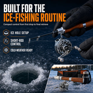 ✨FrostSpool – Metal-Plated Ice Fishing Reel