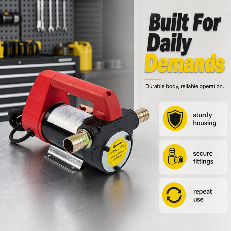 DieselDash – ⛽ 🚜 25 GPM Diesel Transfer Pump to Move Fuel Fast on Farms, Garages & Job Sites ⚡