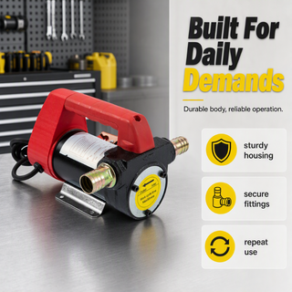 DieselDash – ⛽ 🚜 25 GPM Diesel Transfer Pump to Move Fuel Fast on Farms, Garages & Job Sites ⚡