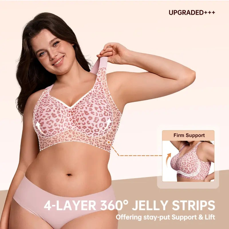 JellyEase – Women's Wirefree Full-Coverage Jelly Support Bra