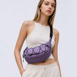AiryCrescent – Lightweight Nylon Sling Bag