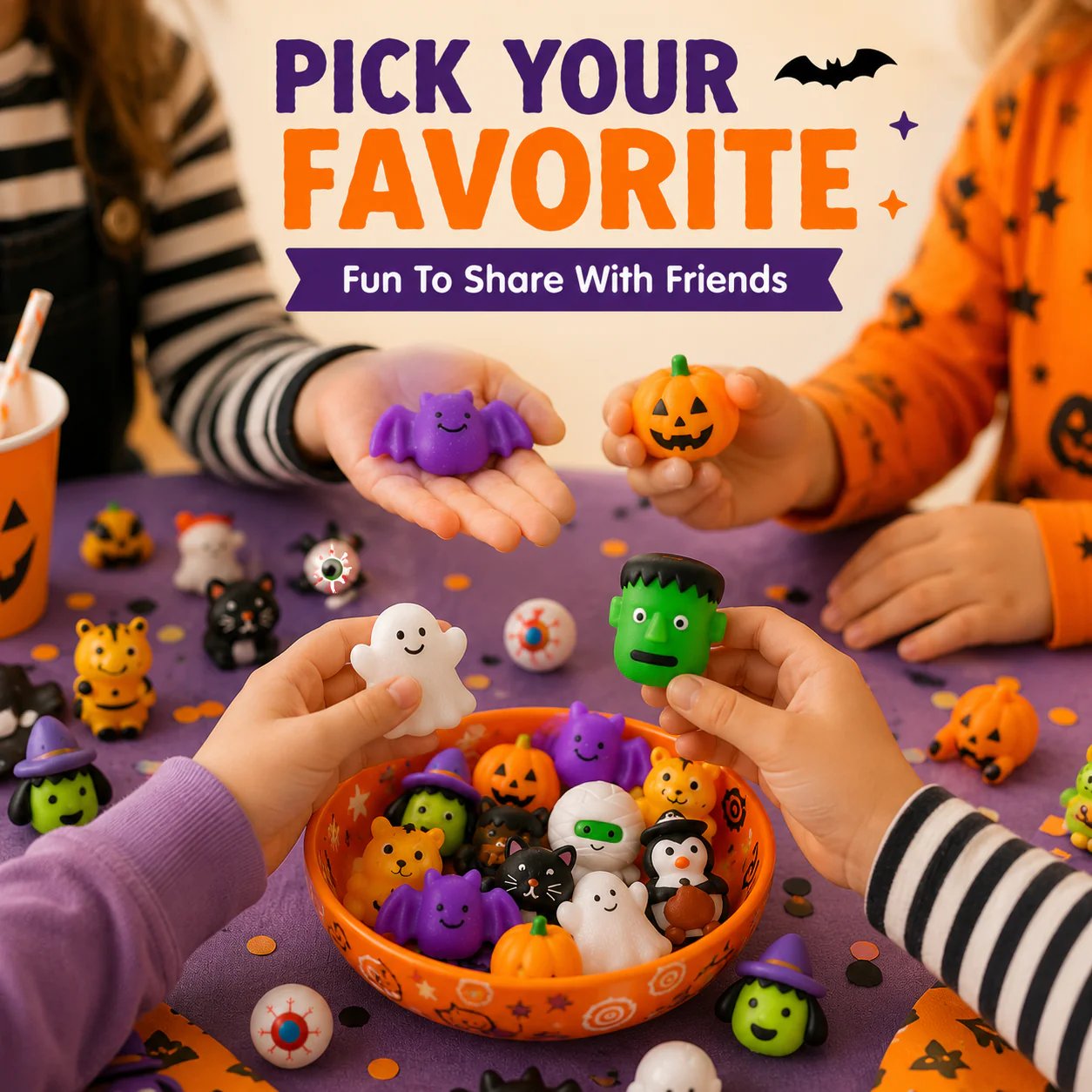 SpookySquish – 🎃 Halloween Mochi Squishy Toy Sets