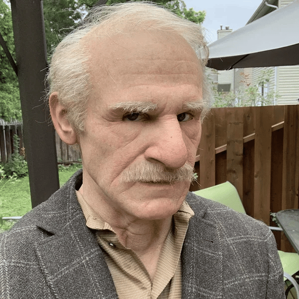 OldSoulMask – Lifelike Full-Head Elderly Character Mask