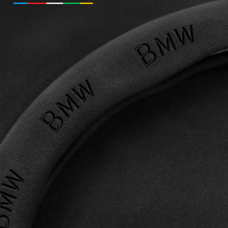 SuedeGrip – Carbon Fiber Suede Steering Wheel Cover, Anti-Slip & Wear-Resistant