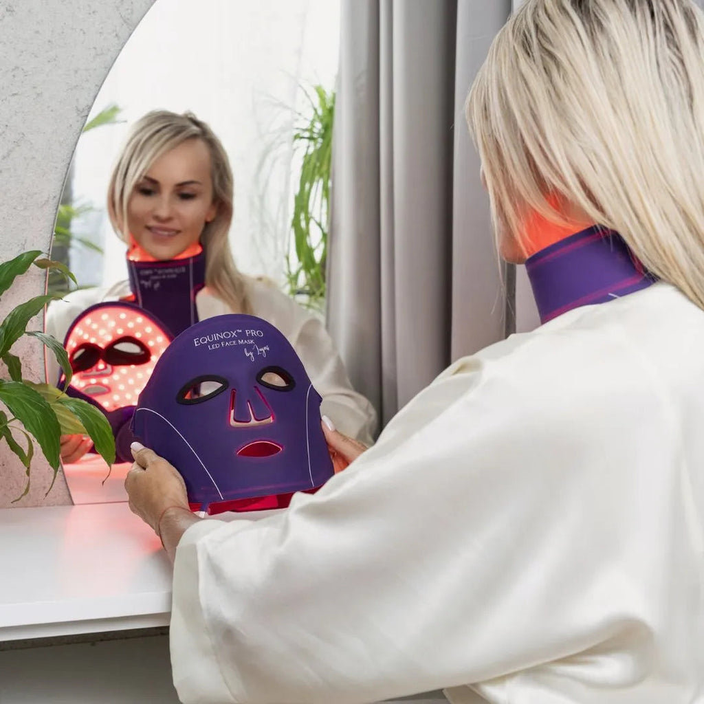 LumaRenew – Equinox™ Pro LED Light Therapy Mask for Face, Neck & Chest