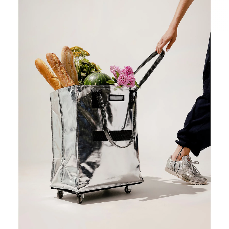 SchleppMate – Rolling Tote Bag with Zip-Top Closure