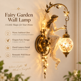 BlossomSprite – ⏰🧚✨ Enchanted Fairy Blossom Lantern Wall Light 🌸🏮
