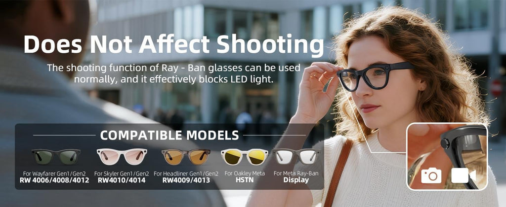 😎 LumaShade – LED Light Blocking Stickers for Smart Glasses