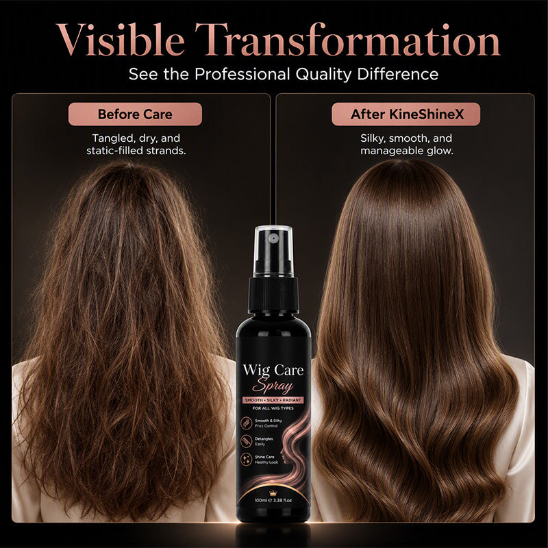SilkGlide – Multi-Purpose Wig Care Spray for Detangling & Shine