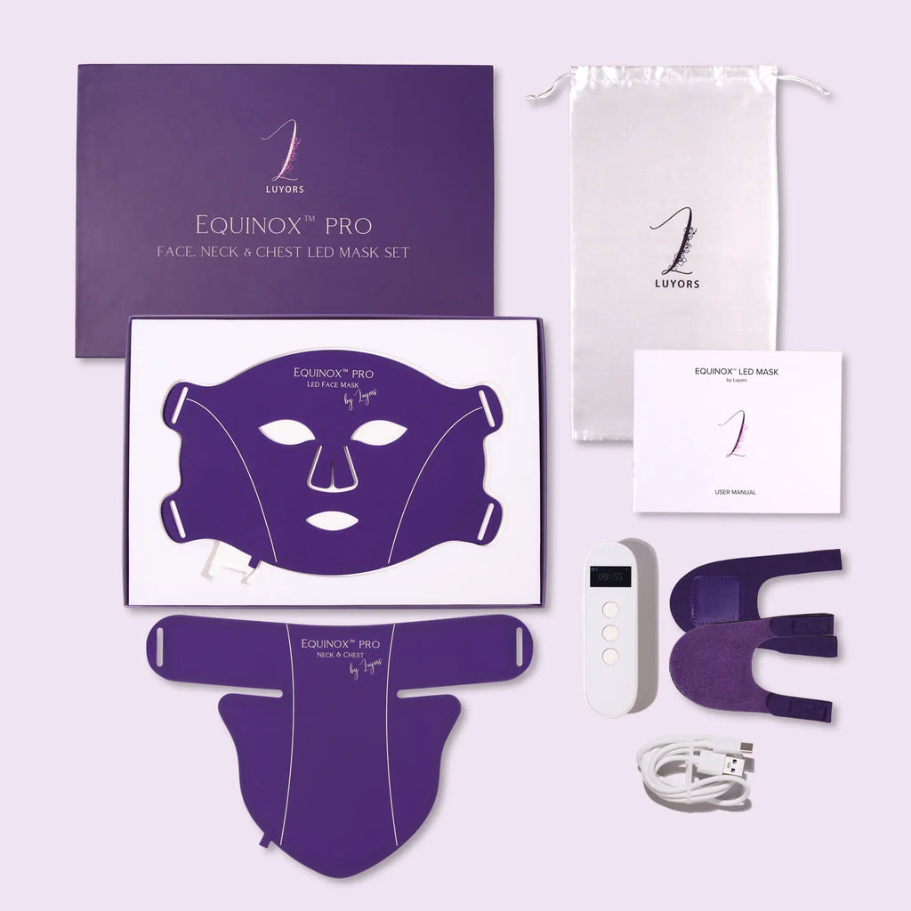 LumaRenew – Equinox™ Pro LED Light Therapy Mask for Face, Neck & Chest