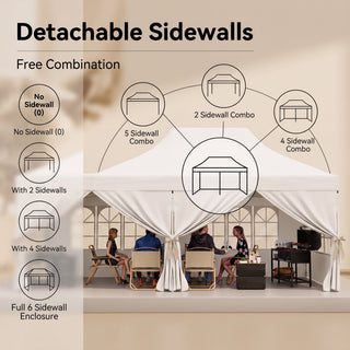 ShadeHaven – Heavy-Duty Pop-Up Canopy Tent with Removable Sidewalls