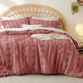 BohoCloud – Tufted Boho Comforter Set with Pillow Shams