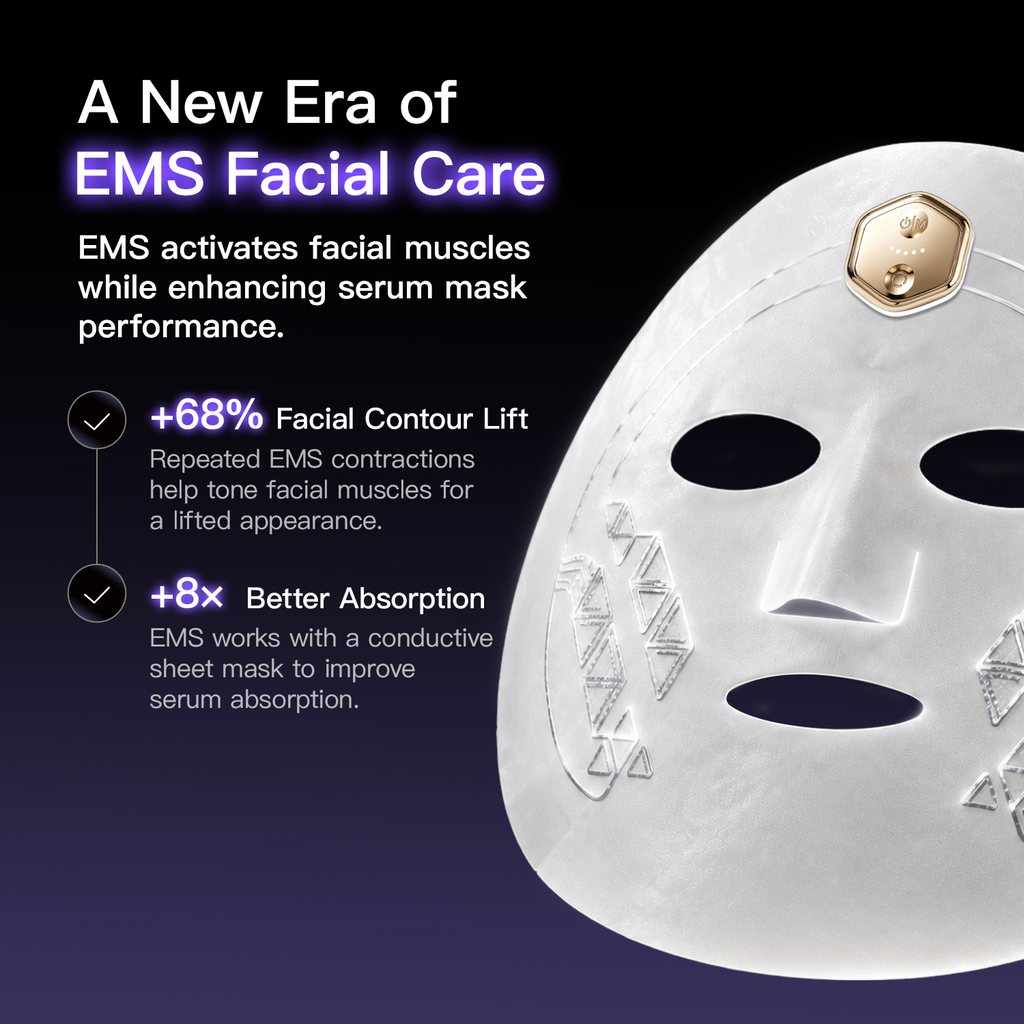 SculptPulse – EMS Lifting Face Mask with Serum Sheet Mask Set