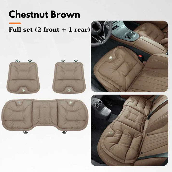 CushySeat – Skin-Friendly, Dirt-Repellent PU Leather Car Seat Cushions