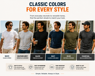CottonEase – 🔥 Men’s Heavyweight Cotton Pocket Tee Packs | Regular & Tall