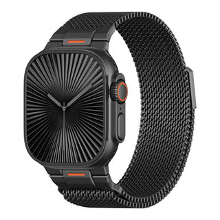 MechaMesh – Magnetic Milanese Loop Band for Apple Watch