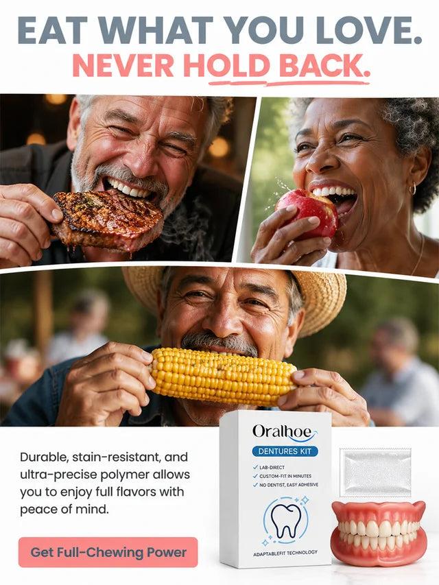 SmileRestore – Natural-Looking Full Dentures You Custom-Fit at Home in Minutes