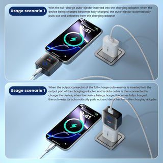 140W Type-C Physical-Disconnect Battery Guard Power Bank - Chargeable Mobile Protection Device with Auto-Eject, Smart Auto-Stop, Anti-Overcharge Tech, Green Light, High Compatibility for Safe Overnight Use, Digital