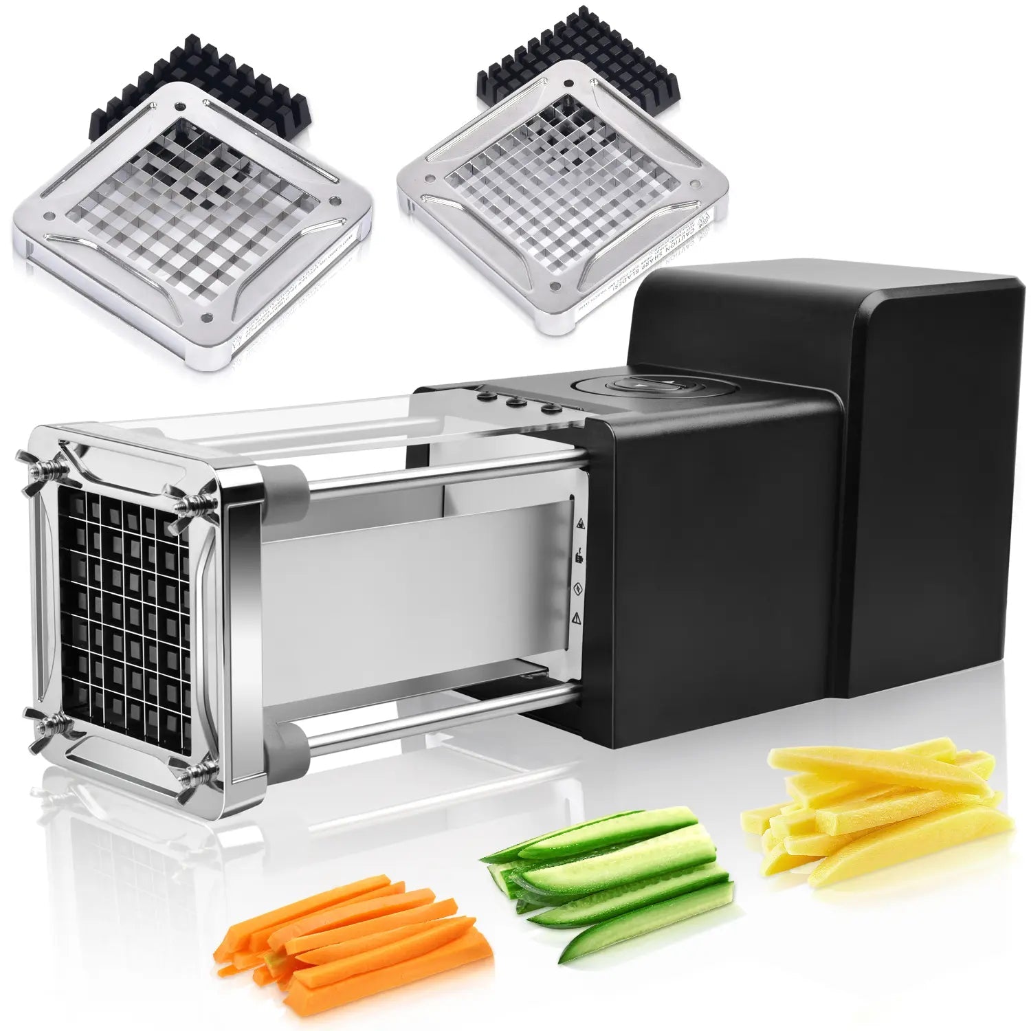 SpudSlice – ⭐ Stainless Steel Electric Vegetable Potato Cutter Machine 🍟