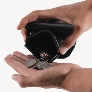 SnapPurse – Vintage Genuine Leather Spring-Open Short Wallet