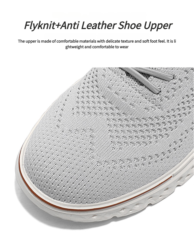 EasyStride Oxford – Cushioned Knit Slip-On Shoes