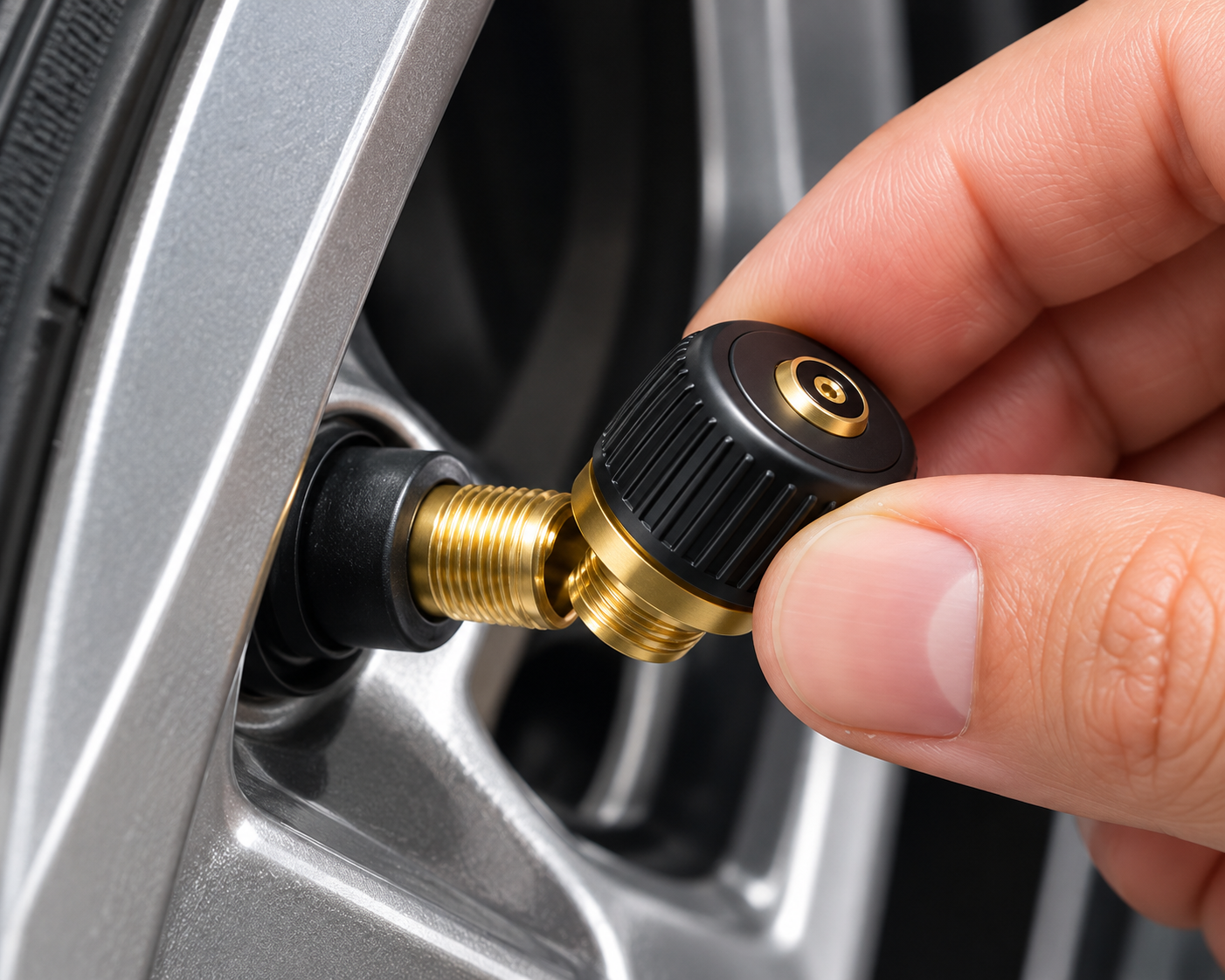 Install AurenceX tire pressure sensor