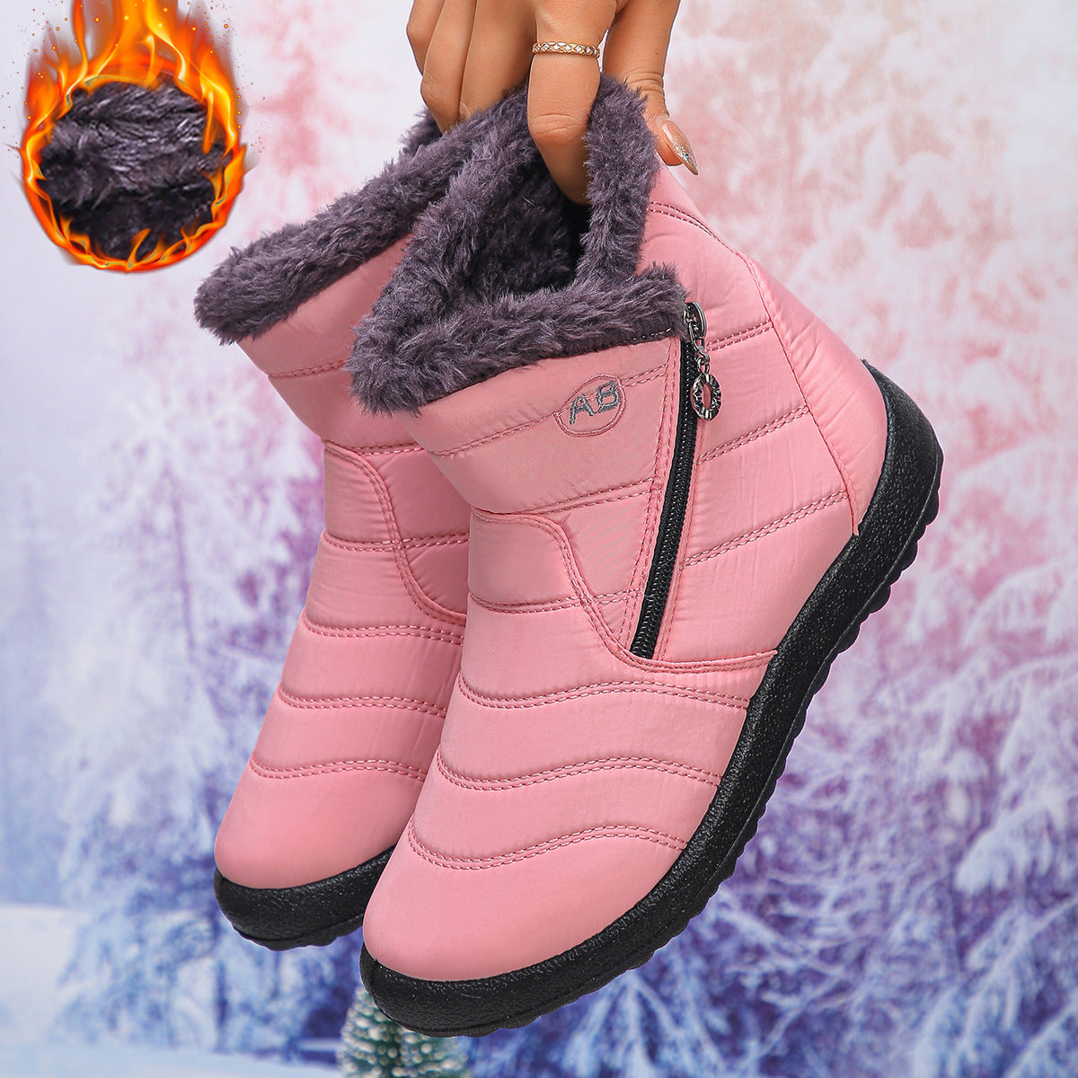 FrostNest – Women's Cozy Winter Water-Resistant Anti-Slip Orthopedic Boots