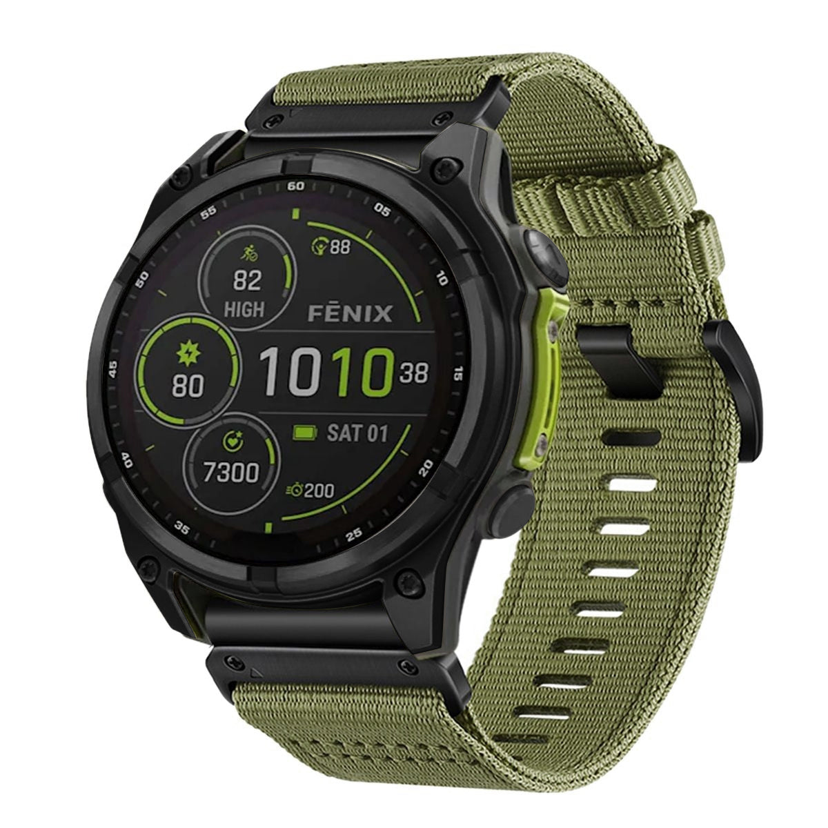 TrailWeave – Nylon Canvas Strap for Garmin QuickFit 20/22/26mm Watches
