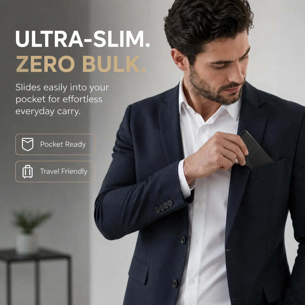 🔒 CardVault – Ultra-Slim RFID Blocking Card Holder