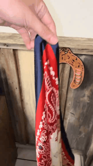 RagShoe – 🔥 Handcrafted Leather Horseshoe Wild Rag Holder | Western Scarf & Bandana Organizer 📦