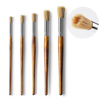 HollowStroke – 5-Piece Hog Bristle Texture Brush Set