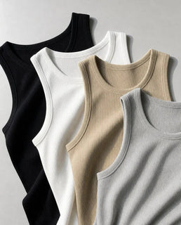 RibFlex – 💝💝 Men's Wide Strap Ribbed Tank Top
